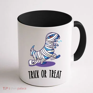 Mummy Dinosaur Coffee Mug back