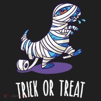 Mummy Dinosaur Golf Towel thumb 3