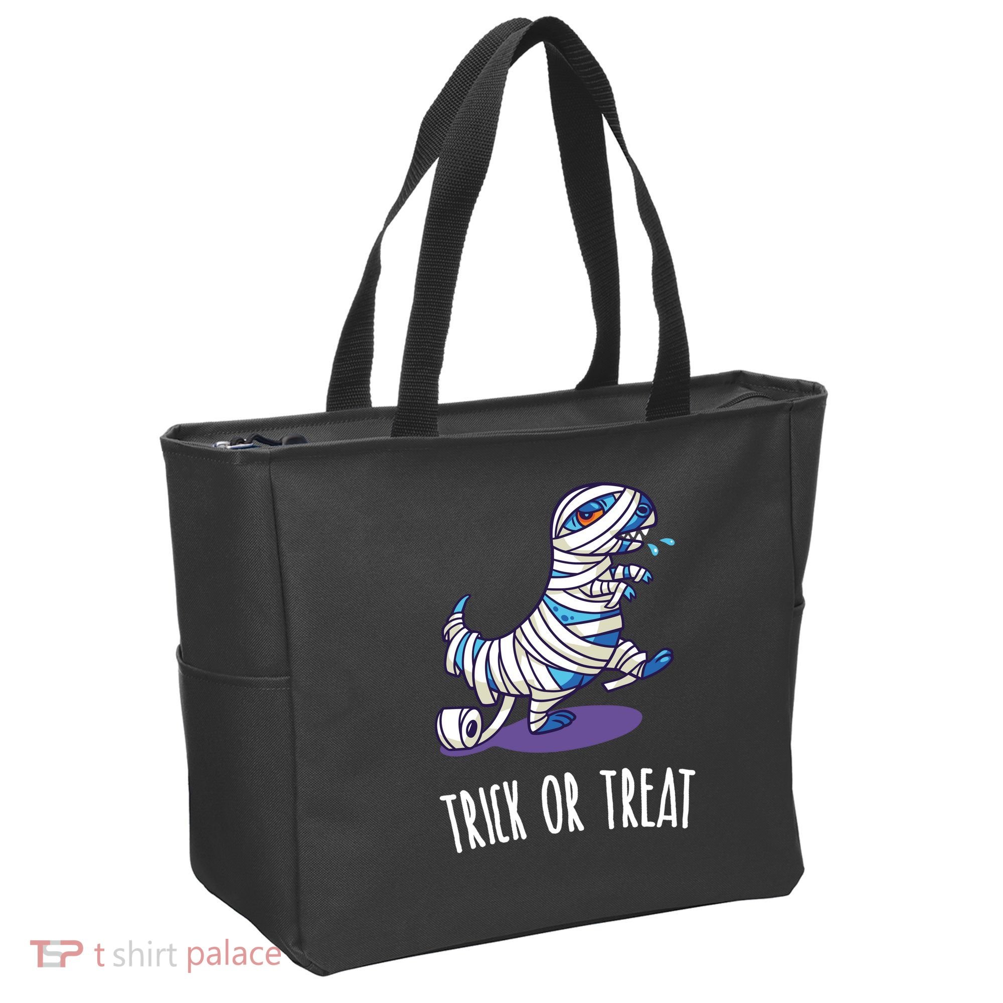 Mummy Dinosaur Tote Bag