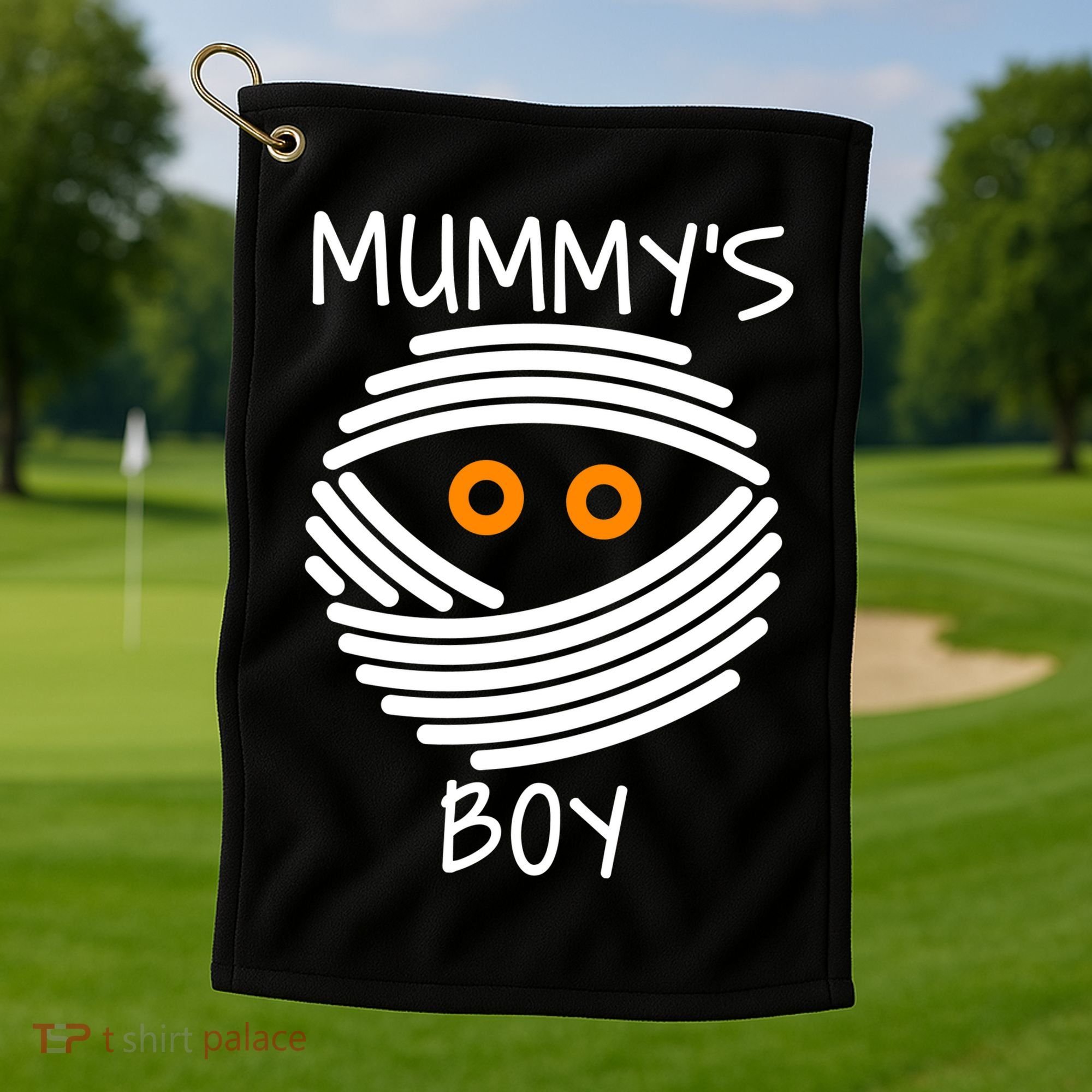 Mummy's Boy Golf Towel