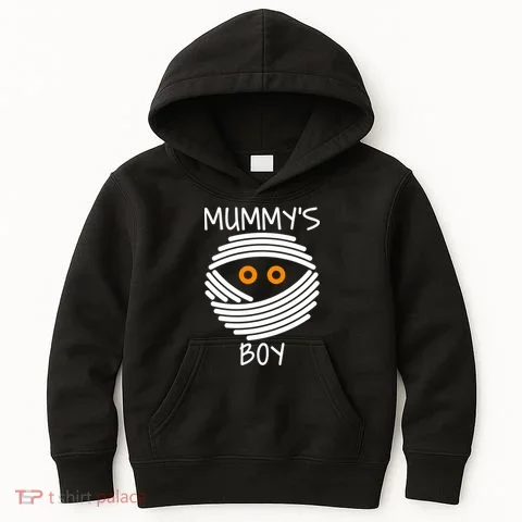 Mummy's Boy Kids Hoodie in the selected color