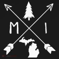 Michigan Up North Home State Midwest Vintage Retro T-Shirt thumb 7