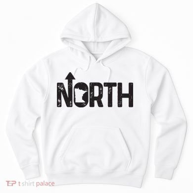Minnesota Up North State Map Pride Gift Hoodie