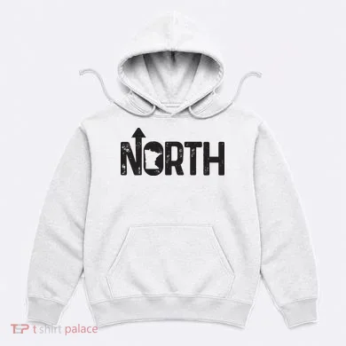 Minnesota Up North State Map Pride Gift Hoodie