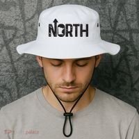 Minnesota Up North State Map Pride Gift Bucket Hat thumb 2