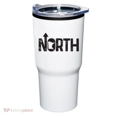 Minnesota Up North State Map Pride Gift Tumbler