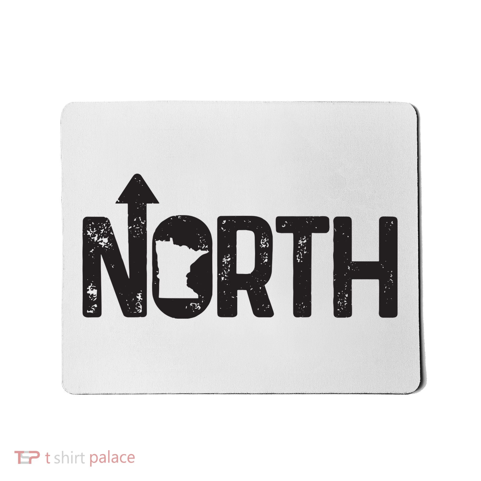 Minnesota Up North State Map Pride Gift Mousepad