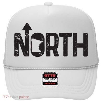 Minnesota Up North State Map Pride Gift Hat