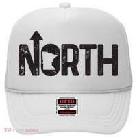 Minnesota Up North State Map Pride Gift Hat thumb 0