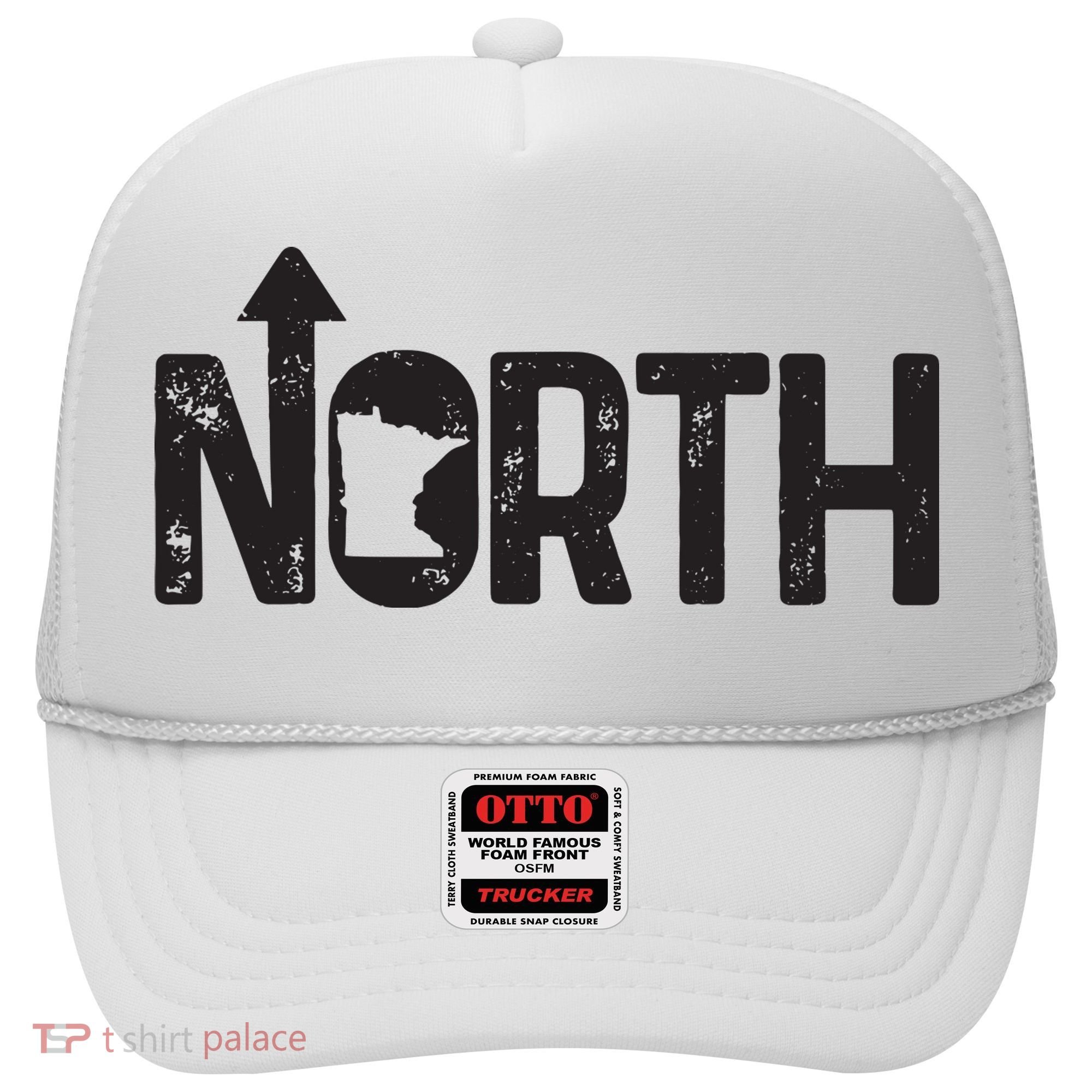 Minnesota Up North State Map Pride Gift Hat