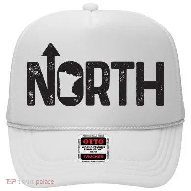 Minnesota Up North State Map Pride Gift Hat