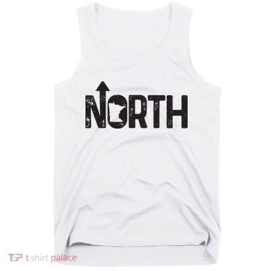 Minnesota Up North State Map Pride Gift Tank Top