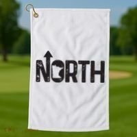 Minnesota Up North State Map Pride Gift Golf Towel thumb 1