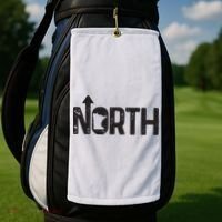Minnesota Up North State Map Pride Gift Golf Towel thumb 2