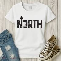 Minnesota Up North State Map Pride Gift Women's T-Shirt thumb 3