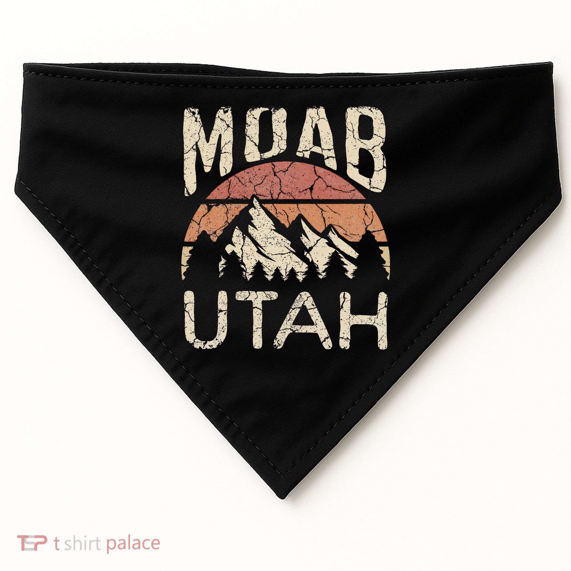 Moab Utah Nature Hiking Outdoors USA-Made Doggie Bandana