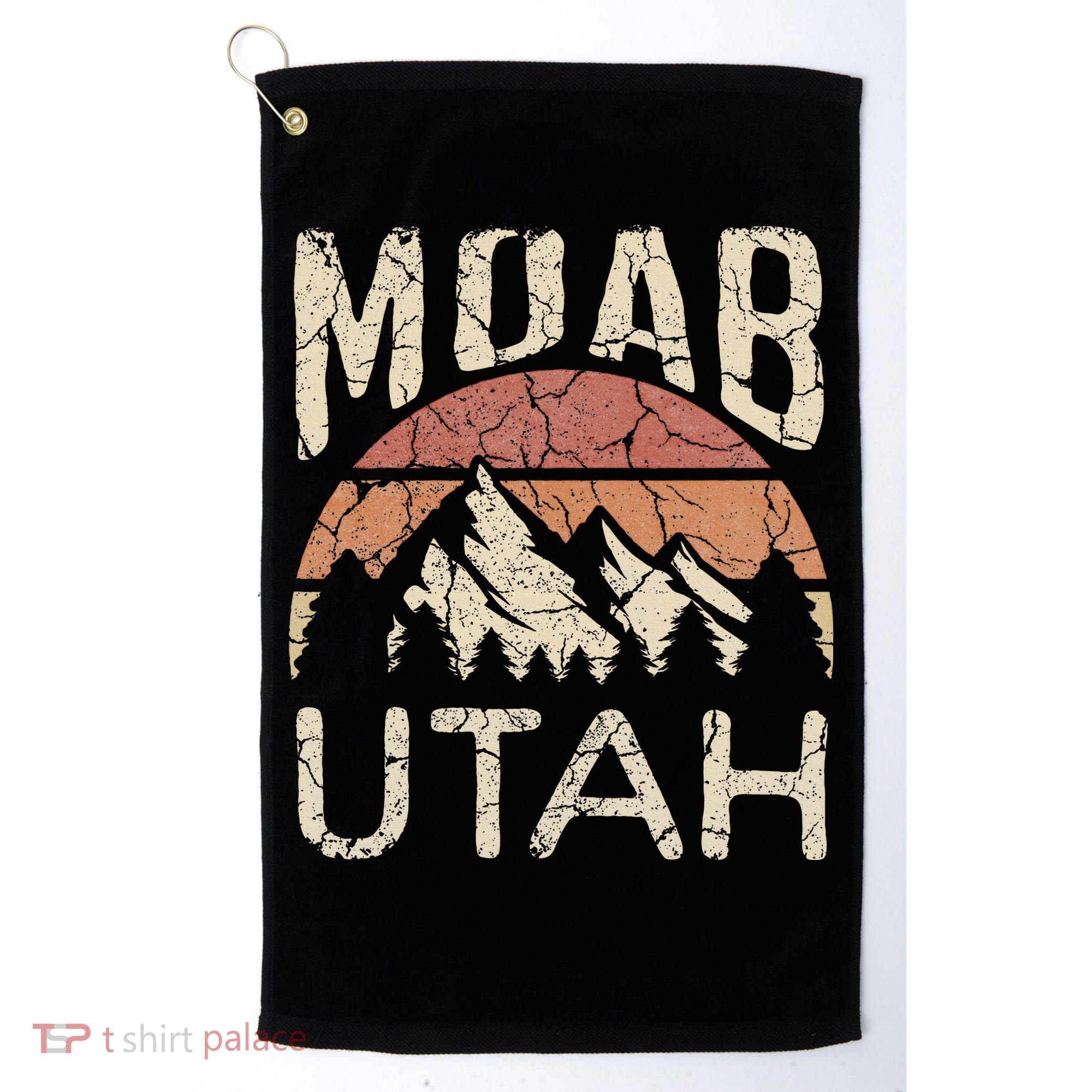 Moab Utah Nature Hiking Outdoors Golf Towel