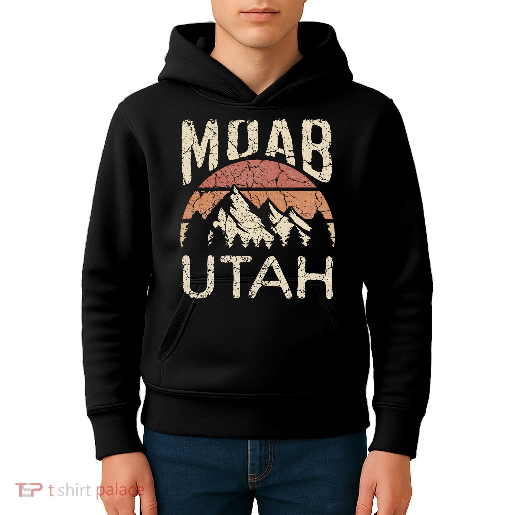 Moab Utah Nature Hiking Outdoors Kids Hoodie