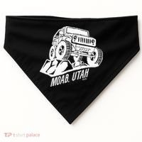 Moab Utah Off Road Desert Adventure USA-Made Doggie Bandana thumb 0