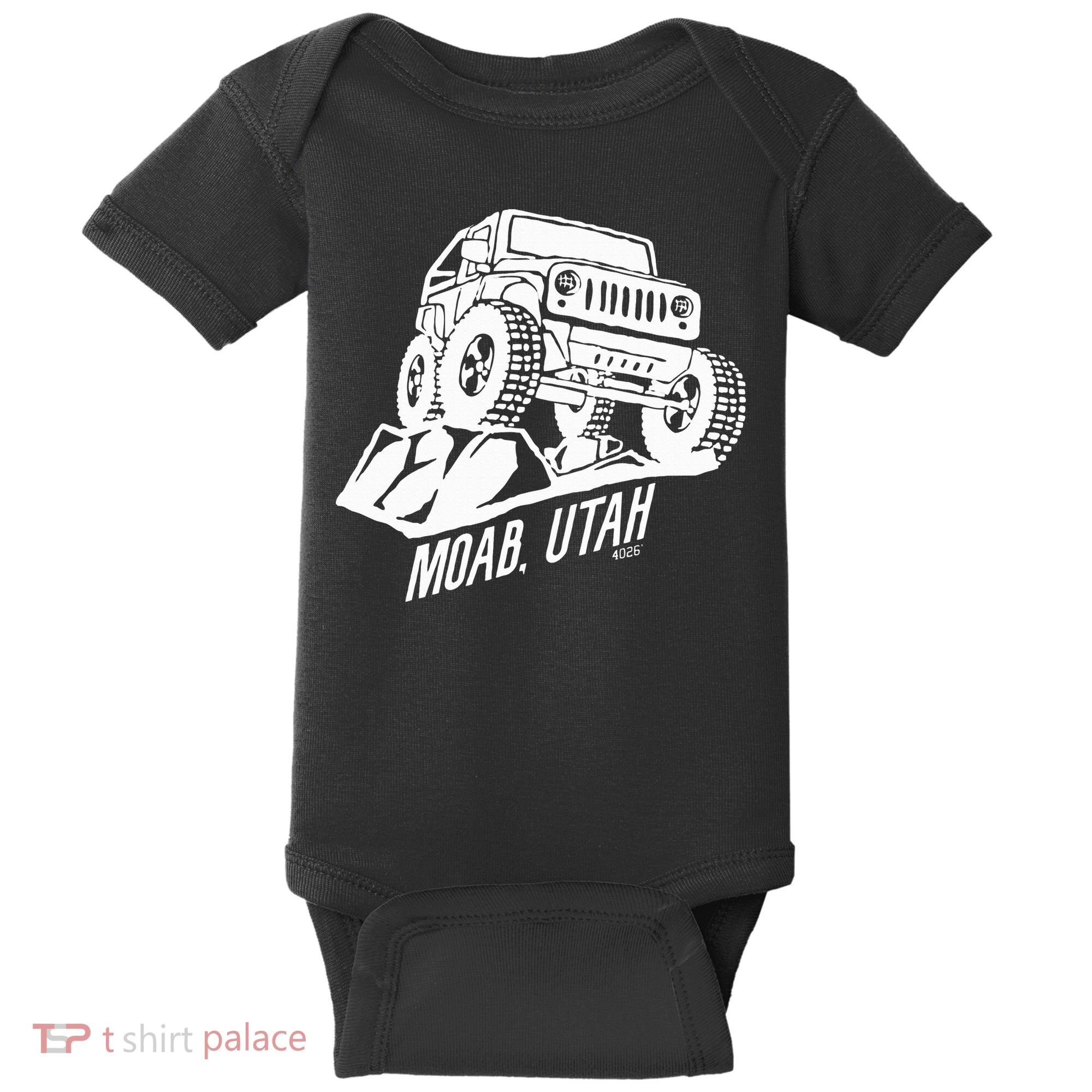 Moab Utah Off Road Desert Adventure Baby Bodysuit