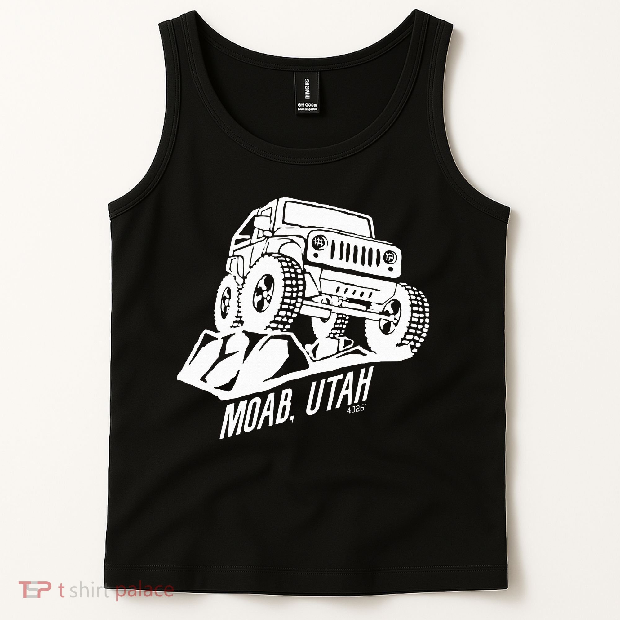 Moab Utah Off Road Desert Adventure Tank Top