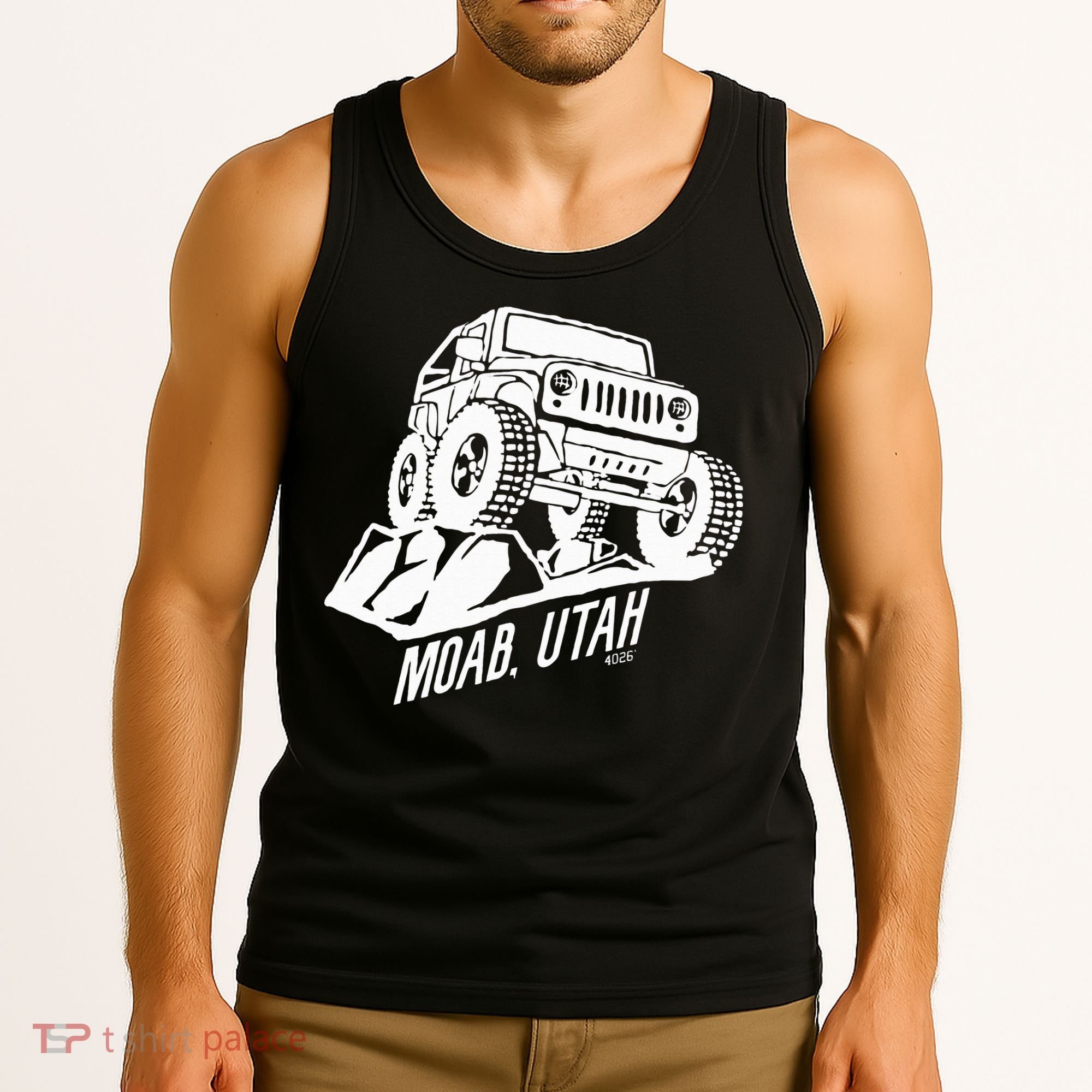 Moab Utah Off Road Desert Adventure Tank Top
