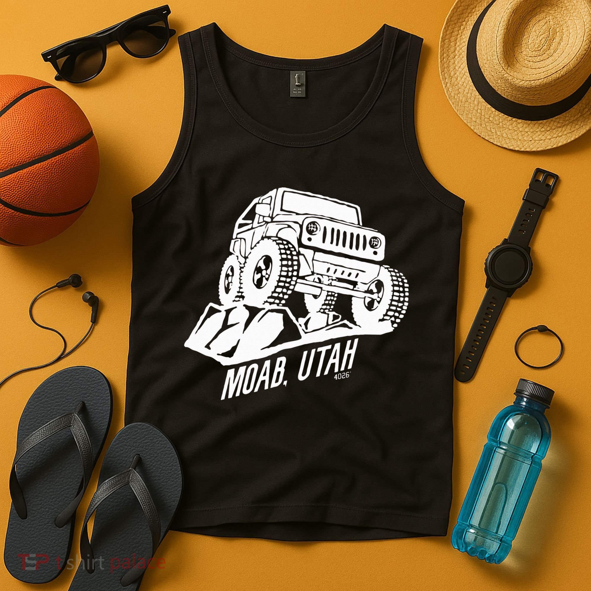 Moab Utah Off Road Desert Adventure Tank Top