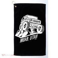 Moab Utah Off Road Desert Adventure Golf Towel thumb 0