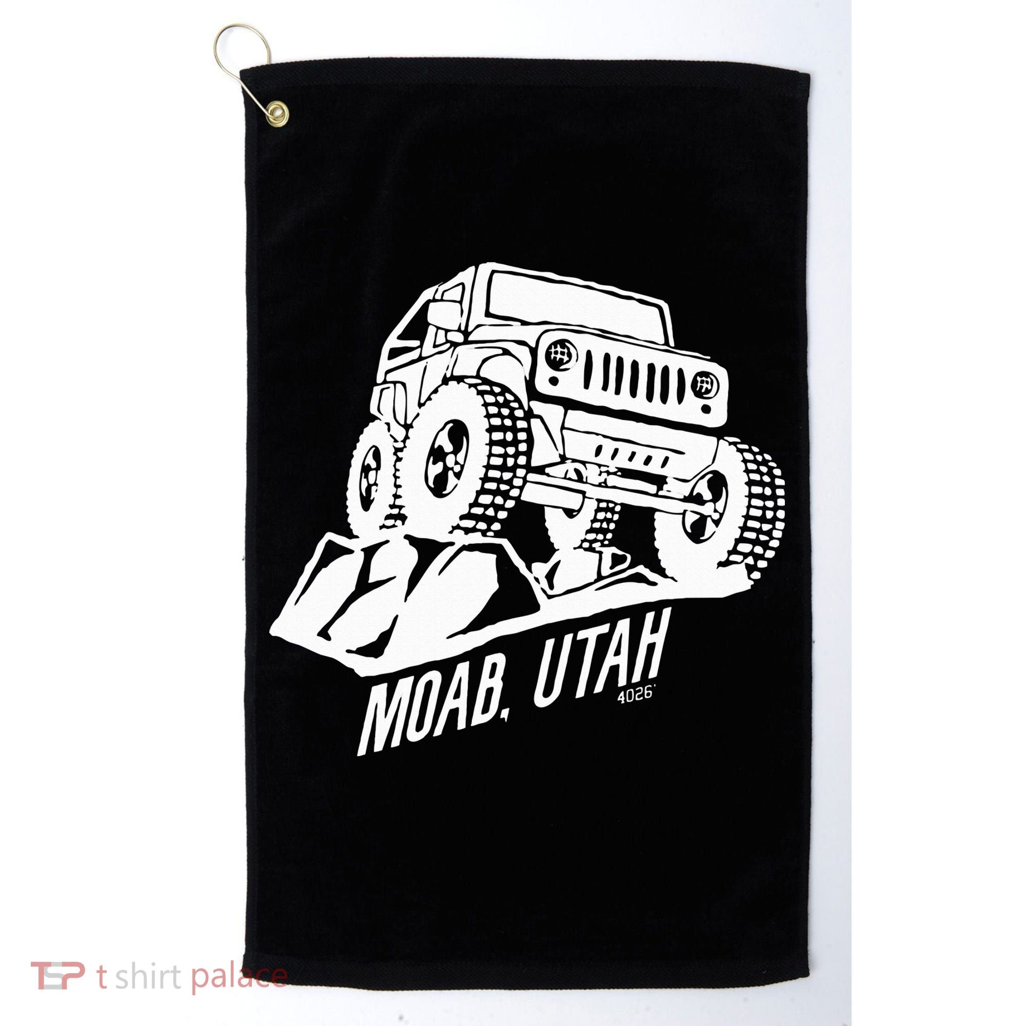 Moab Utah Off Road Desert Adventure Golf Towel
