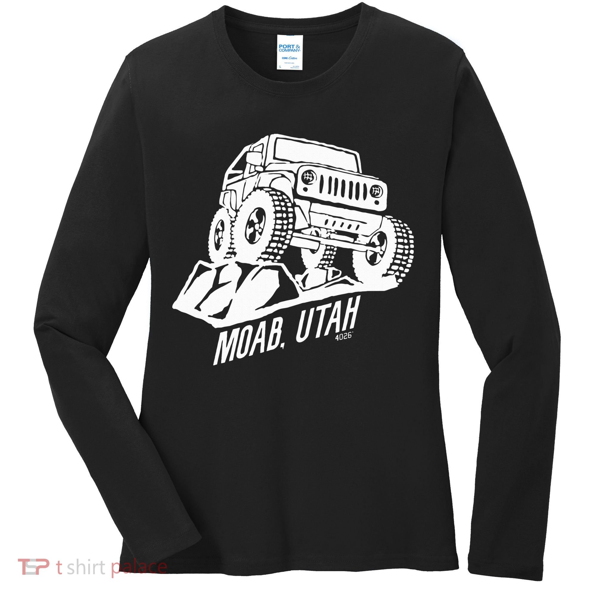 Moab Utah Off Road Desert Adventure Women's Long Sleeve Shirt