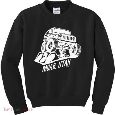 Moab Utah Off Road Desert Adventure Kids Sweatshirt
