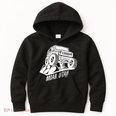 Moab Utah Off Road Desert Adventure Kids Hoodie