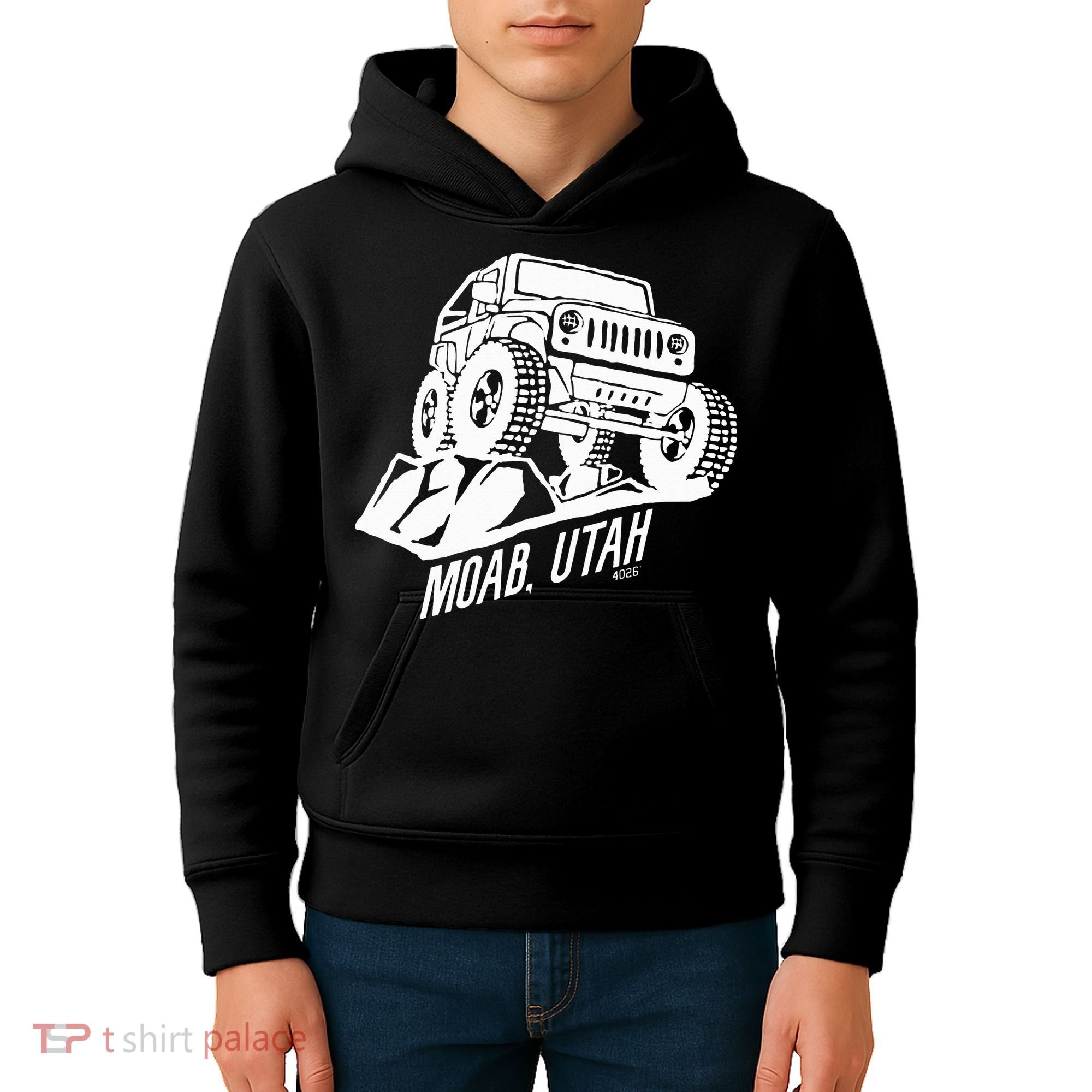 Moab Utah Off Road Desert Adventure Kids Hoodie