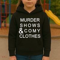 Murder Shows & Comy Clothes Kids Hoodie thumb 3
