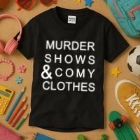 Murder Shows & Comy Clothes Kids T-Shirt thumb 3