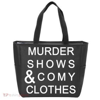 Murder Shows & Comy Clothes Tote Bag