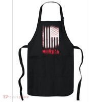 Murica American Flag Patriotic Apron thumb 0