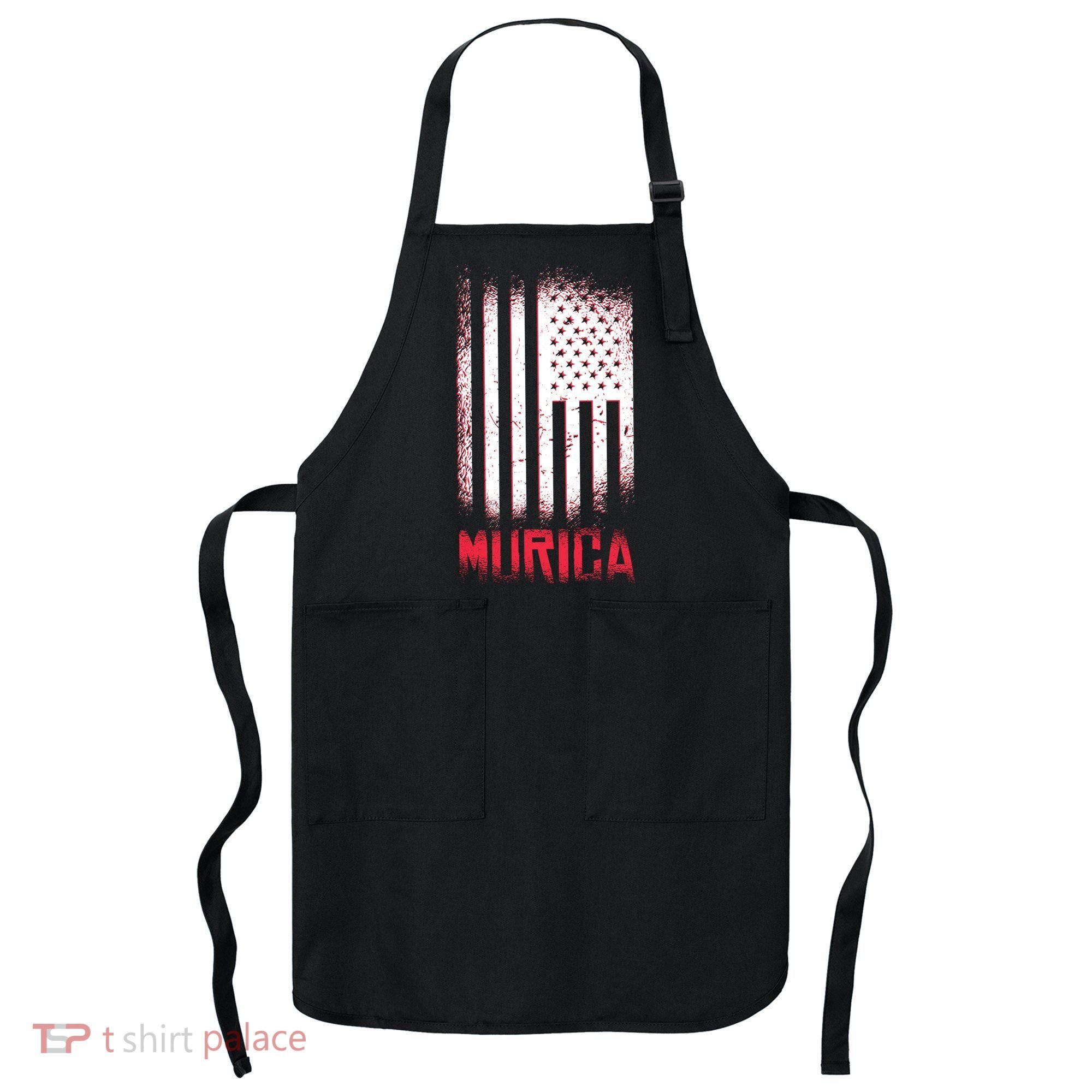 Murica American Flag Patriotic Apron