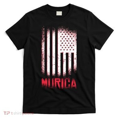 Murica American Flag Patriotic T-Shirt