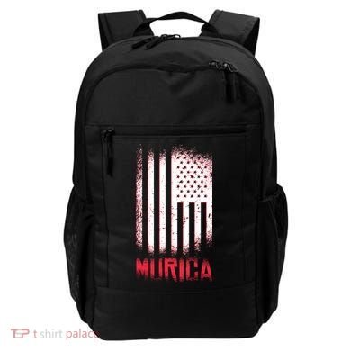 Murica American Flag Patriotic Backpack