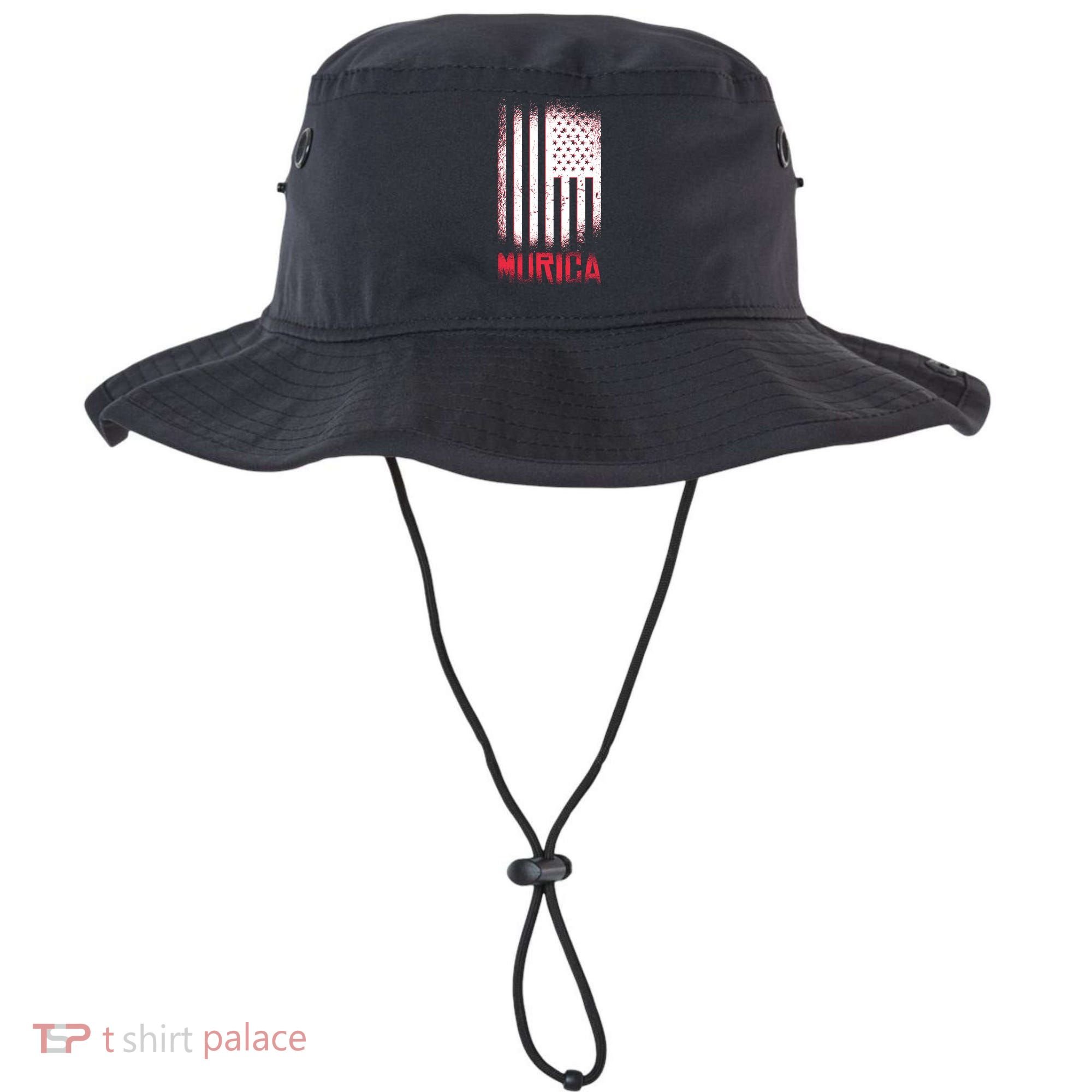 Murica American Flag Patriotic Bucket Hat