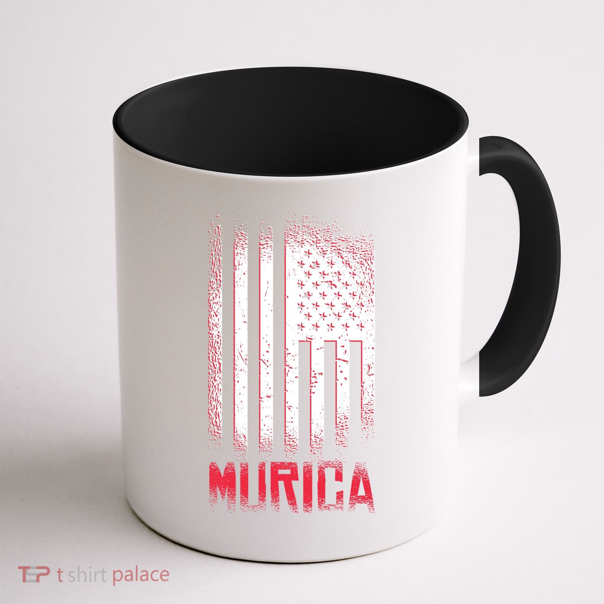Murica American Flag Patriotic Coffee Mug