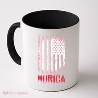 Murica American Flag Patriotic Coffee Mug thumb 0