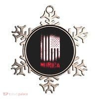 Murica American Flag Patriotic Ornament thumb 0