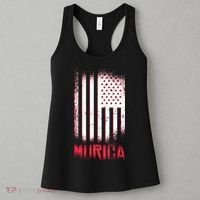 Murica American Flag Patriotic Women's Tank Top thumb 3