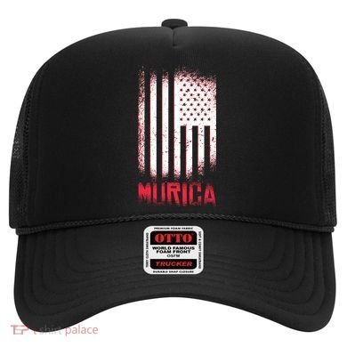 Murica American Flag Patriotic Hat