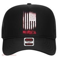 Murica American Flag Patriotic Hat thumb 0