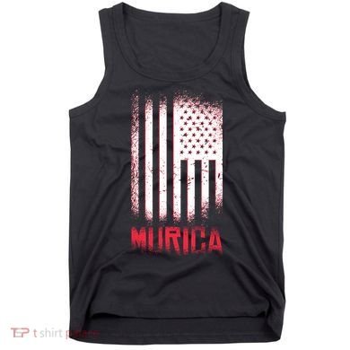 Murica American Flag Patriotic Tank Top
