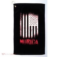 Murica American Flag Patriotic Golf Towel thumb 0