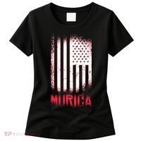Murica American Flag Patriotic Women's T-Shirt thumb 0